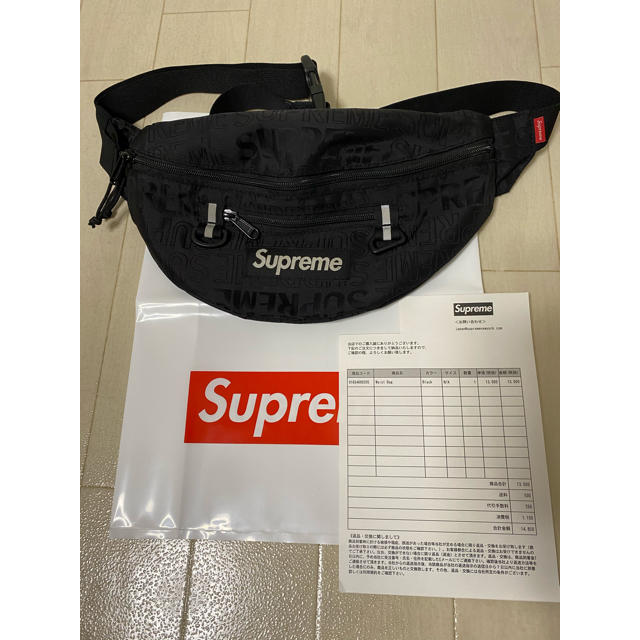 supreme Waist Bag 19ss black約31ｃｍマチ