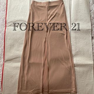 フォーエバートゥエンティーワン(FOREVER 21)のロングスカート　ペンシルスカート　スリット　FOREVER21(ロングスカート)