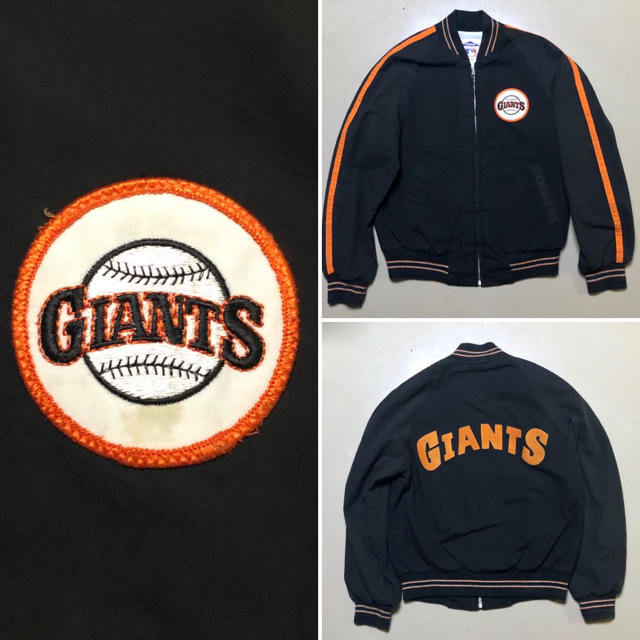 70s MLB SF ジャイアンツ•チームジャケット Size 14