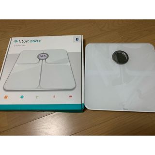 Fitbit Aria2 WiFi/Bluetooth 白 FB202WT-JP(体重計/体脂肪計)