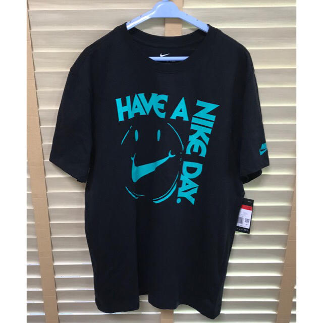 残少 XXL ナイキ スマイリー Tシャツ HAVE A NIKE DAY 黒