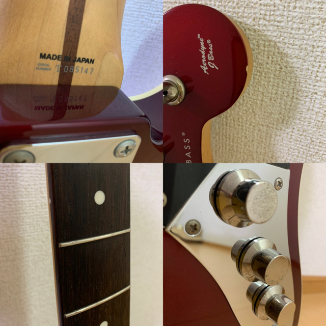 Fender(フェンダー)のフェンダージャパンベースAJB OCR+その他ベース用品 楽器のベース(エレキベース)の商品写真