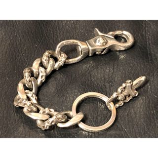 クロムハーツ(Chrome Hearts)の🎍新春特価🌅正規品■クロムハーツ 1クリップ ロング キーチェーン 8リンク(キーホルダー)