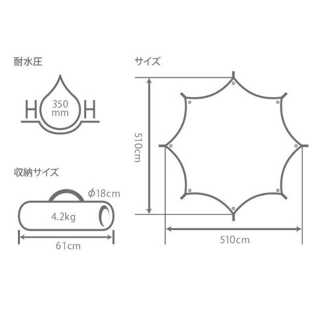 未開封　新品、OKRA TARP オクラタープ TT8-583-TN