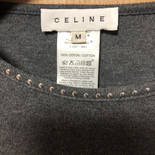 celine(セリーヌ)のキャット様専用　セリーヌノースリーブ　シャネルノースリーブ2点おまとめ レディースのトップス(カットソー(半袖/袖なし))の商品写真