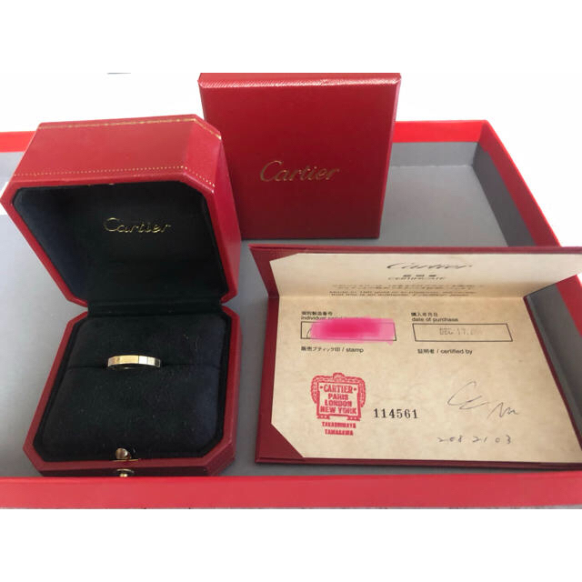 Cartier ラニエール 18Kゴールド 48サイズ 画像①