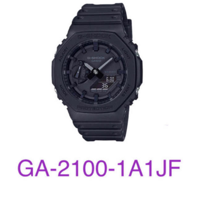 メンズCASIO G-SHOCK GA-2100-1A1JF Black