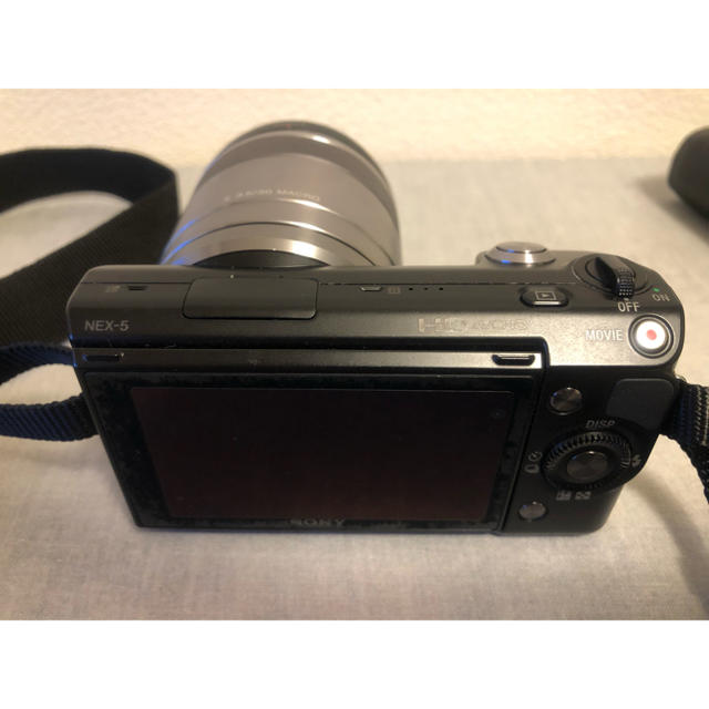 SONY(ソニー)の《美品》SONY NEX5  ブラック スマホ/家電/カメラのカメラ(ミラーレス一眼)の商品写真