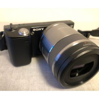 ソニー(SONY)の《美品》SONY NEX5  ブラック(ミラーレス一眼)