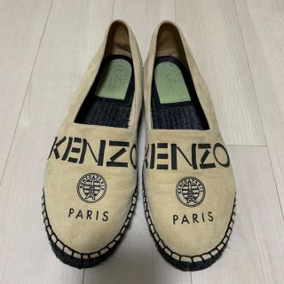 ケンゾー(KENZO)のkiii様専用⭐︎KENZO⭐︎エスパドリーユ 25cm ベージュ×ブラック(スリッポン/モカシン)