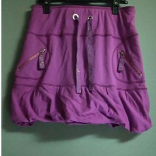 プーマ(PUMA)の試着のみ【puma】紫バルーンスカート(ミニスカート)