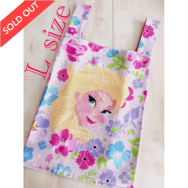 独特な店 アナと雪の女王♡エルサ エコバッグ ハンドメイド