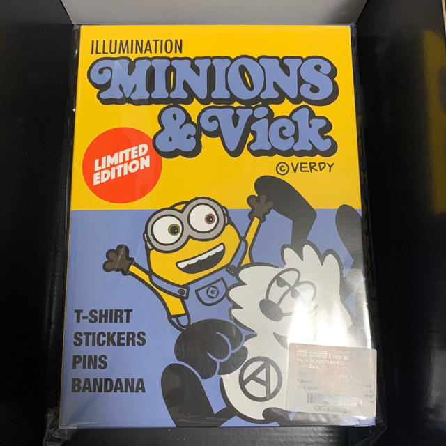 メンズBlack M Verdy Minions Vick Set Pack ミニオン