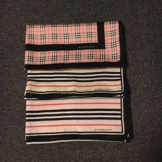 バーバリー(BURBERRY)の☆展示品☆未使用☆ バーバリー ノバチェックハンカチ　３枚セット(ハンカチ)