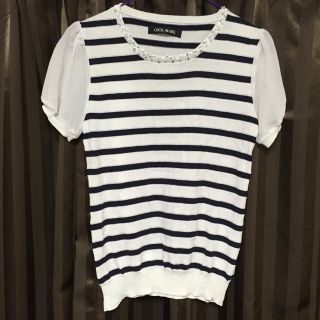 セシルマクビー(CECIL McBEE)のCECIL McBEE ビジュートップス(Tシャツ(半袖/袖なし))