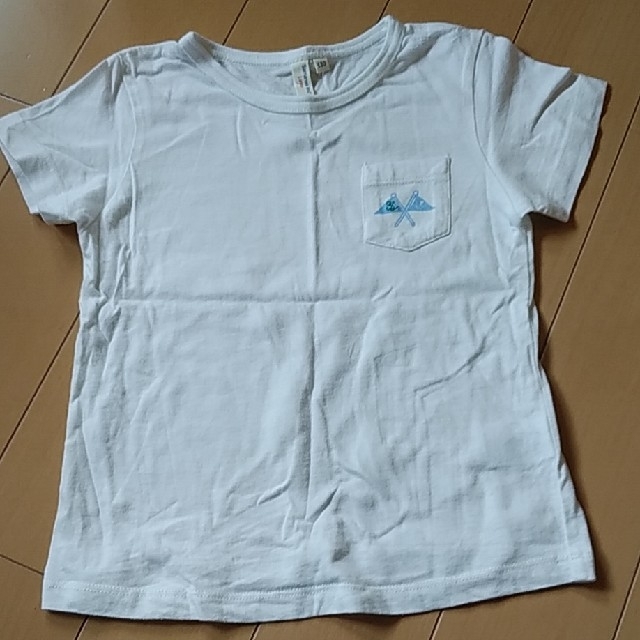 SM2(サマンサモスモス)のSM2　白無地　半袖Tシャツ　120 キッズ/ベビー/マタニティのキッズ服女の子用(90cm~)(Tシャツ/カットソー)の商品写真