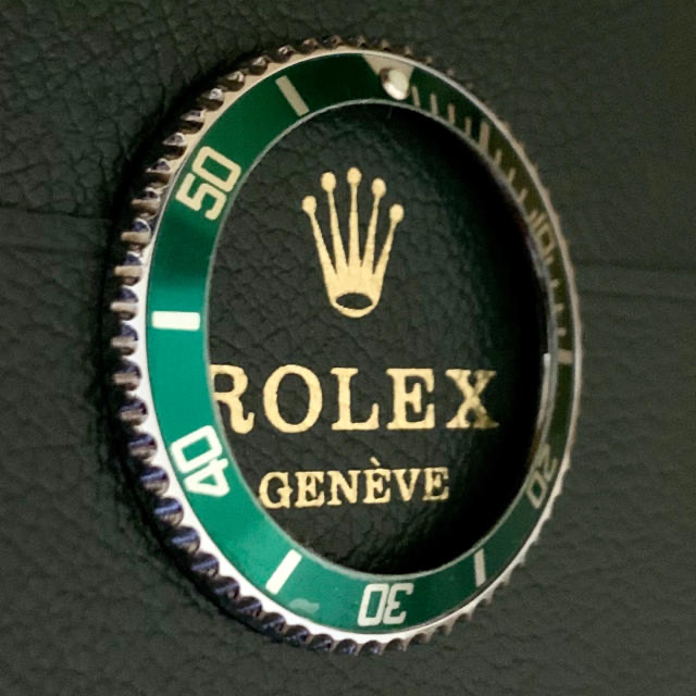 【最終値下げ】【美品】ROLEX ロレックス 緑サブマリーナー交換用ベゼル