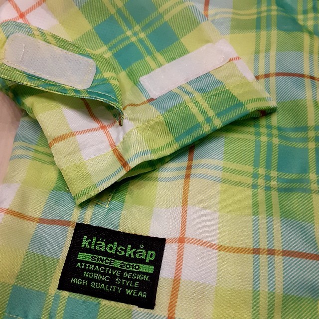 kladskap(クレードスコープ)のkladskap キッズ　ウインドブレーカー　黄緑色 100 キッズ/ベビー/マタニティのキッズ服男の子用(90cm~)(ジャケット/上着)の商品写真