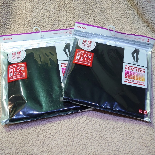 UNIQLO(ユニクロ)の☆専用☆ユニクロ ヒートテック レギンス 極暖 L 2枚 レディースのレッグウェア(レギンス/スパッツ)の商品写真