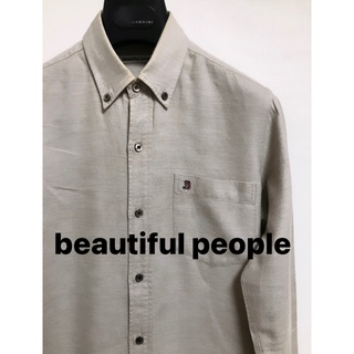 ビューティフルピープル(beautiful people)の【beautiful people】ボタンダウンシャツ(シャツ)