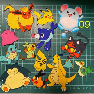 ポケモン(ポケモン)のポケモン　ワッペン　09(各種パーツ)