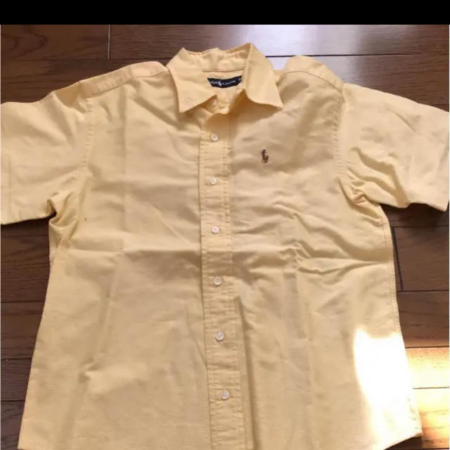 Ralph Lauren(ラルフローレン)の【Meey様専属】美品！ラルフローレン 半袖シャツ イエロー レディースのトップス(シャツ/ブラウス(半袖/袖なし))の商品写真