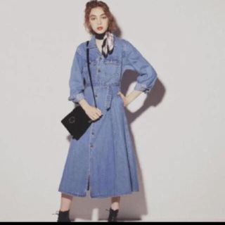 moussy♡デニムワンピ