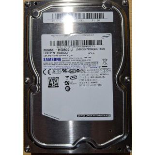 サムスン(SAMSUNG)のSAMSUNG 500G 3.5インチHDD ハードディスク(PCパーツ)