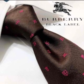 バーバリーブラックレーベル(BURBERRY BLACK LABEL)の【極美品！ノバチェック！】バーバリーブラックレーベル最高級シルクネクタイ！(ネクタイ)