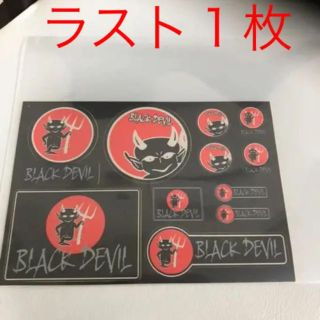 ブラックデビルステッカー(キャラクターグッズ)