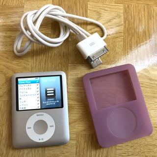 アップル(Apple)のiPod nano 第3世代 4GB シルバー (ポータブルプレーヤー)