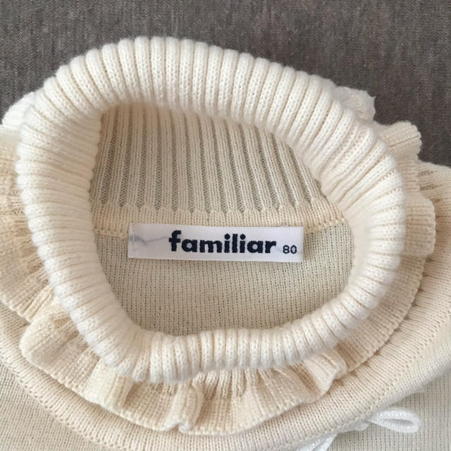 familiar(ファミリア)のfamiliar  （タートルニット） キッズ/ベビー/マタニティのベビー服(~85cm)(ニット/セーター)の商品写真