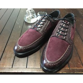 クロケットアンドジョーンズ(Crockett&Jones)の新品 ミスターハレ　レザー／スウェードコンビ　Uチップ　(ドレス/ビジネス)