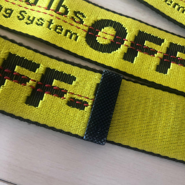 off-white Classic industrial belt