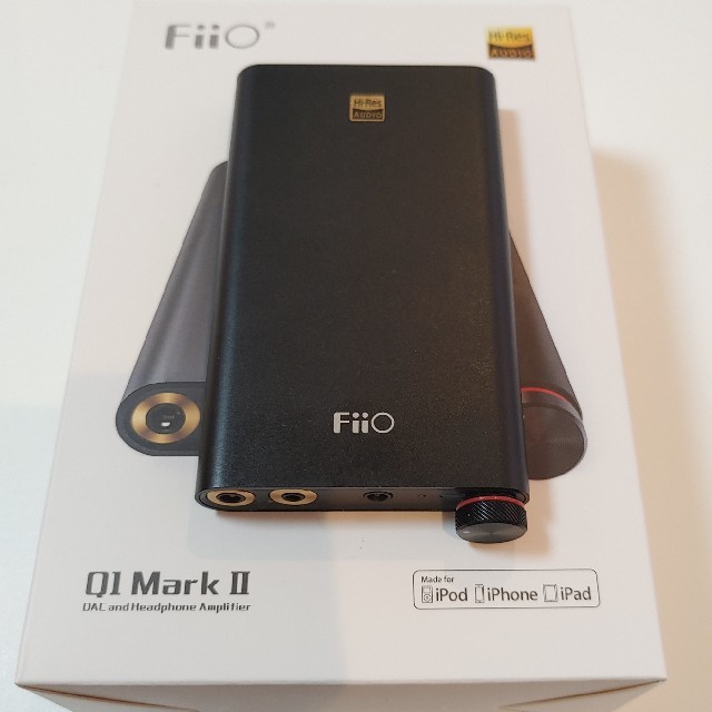 ヘッドフォンアンプ FiiO Q1 Mark IIスマホ/家電/カメラ