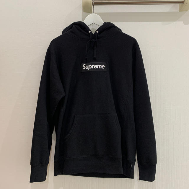 supreme box logo pullover M BLK