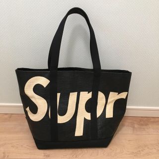 シュプリーム(Supreme)のsupreme  raffia tote  black(トートバッグ)