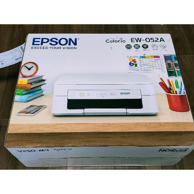 EPSON EW-052A エプソン カラープリンター(箱に訳あり)