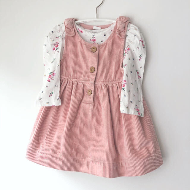 babyGAP(ベビーギャップ)のgapジャンパースカート キッズ/ベビー/マタニティのベビー服(~85cm)(ワンピース)の商品写真