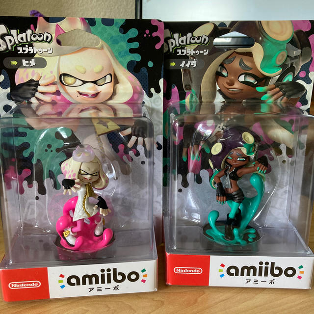 任天堂(ニンテンドウ)のスプラトゥーン　amiibo  ヒメ　イイダ　セット　新品　未使用品　送料無料 エンタメ/ホビーのフィギュア(ゲームキャラクター)の商品写真