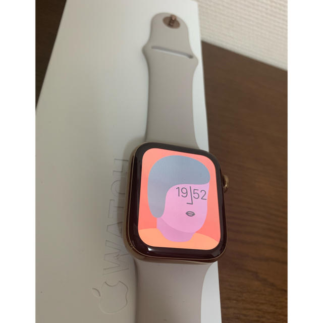 AppleWatch4 44mm ステンレス　ゴールド　アップルケアあり