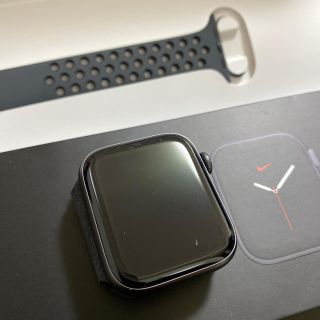 アップルウォッチ(Apple Watch)のApple Watch Nike Series 5（GPSモデル）ブラック(腕時計(デジタル))