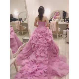 ヴェラウォン(Vera Wang)のVERAWANG  ピンクヘイリー ※最終お値下げ(ウェディングドレス)