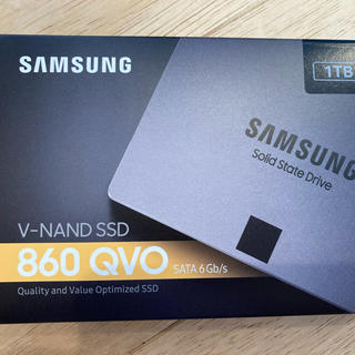 サムスン(SAMSUNG)の（新品未開封）SAMSUNG SSD 860 QVO 1TB (PCパーツ)