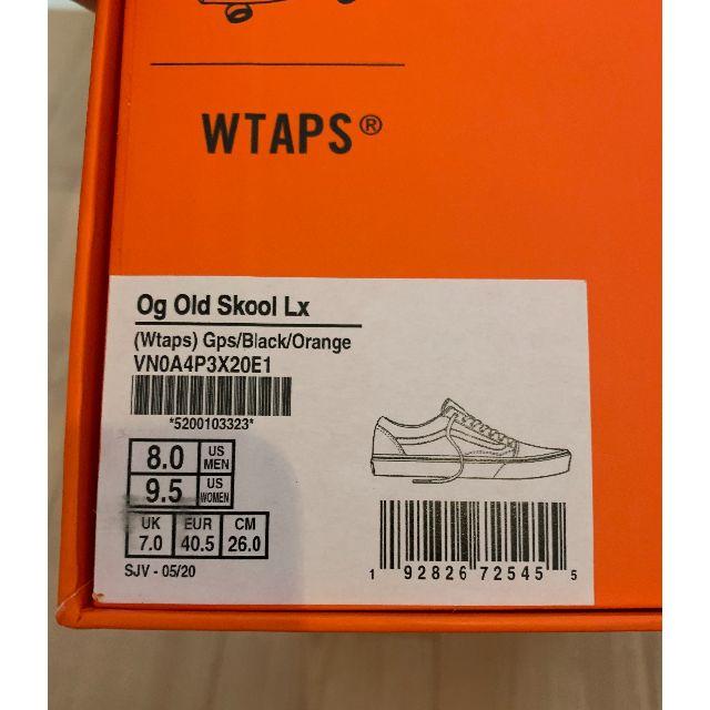 新品未使用　wtaps vans ダブルタップス 26cm