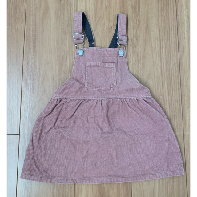 ZARA KIDS(ザラキッズ)のZARA KIDS コーデュロイジャンパースカート キッズ/ベビー/マタニティのキッズ服女の子用(90cm~)(ワンピース)の商品写真