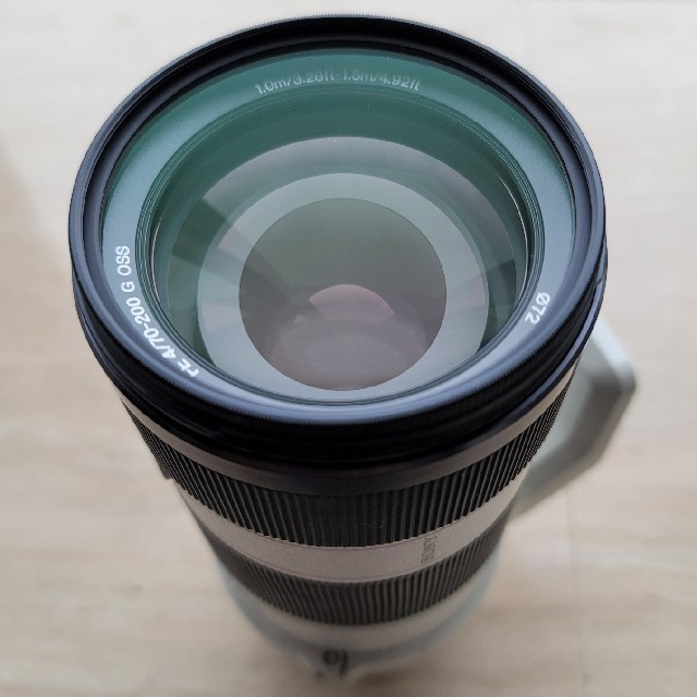 SONY(ソニー)のSONY FE70-200mm F4 G SEL70200G フィルタ付 スマホ/家電/カメラのカメラ(レンズ(ズーム))の商品写真