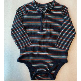 ベビーギャップ(babyGAP)のbabyGAP ストライプ ロンパース70(ロンパース)