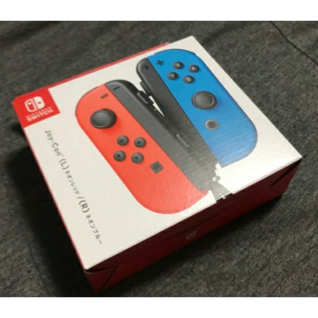 未開封 任天堂 switch Joy-Con ネオンレッド ネオンブルーどうぶつの森