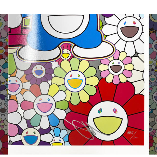 MOMA(モマ)の村上隆　どこでもドア　でお花畑にやって来た❣️           カイカイキキ エンタメ/ホビーのアニメグッズ(ポスター)の商品写真
